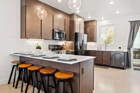 Bar stool seating available