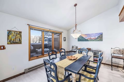 Dining table with seating for 6