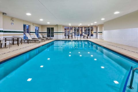 Indoor pool, a heated pool