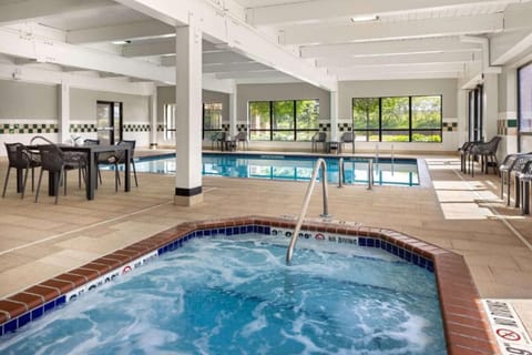 Indoor pool, a heated pool