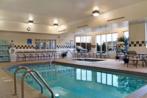 Indoor pool, a heated pool