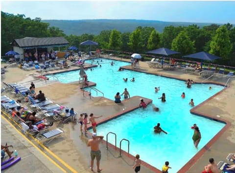 Indoor pool, outdoor pool