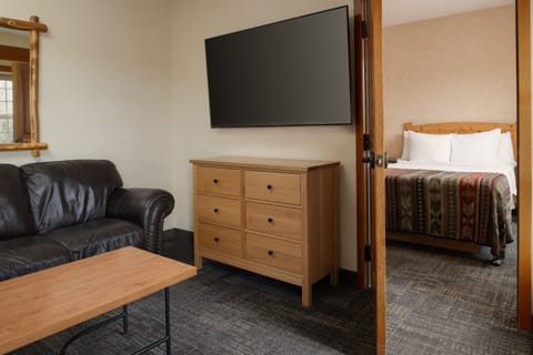 Unit with 1 King bed. Exact unit will be assigned upon arrival. Views, colors, and decor may vary.