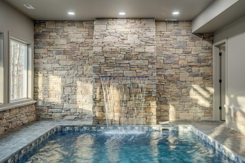 Indoor pool, a heated pool