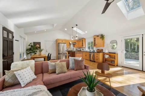 Stylish open-concept living with designer furnishings and warm natural light throughout.