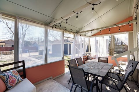Cozy Covered Patio with Spacious Outdoor View