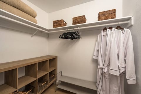 Feel at home with cozy robes plenty of space to unpack
