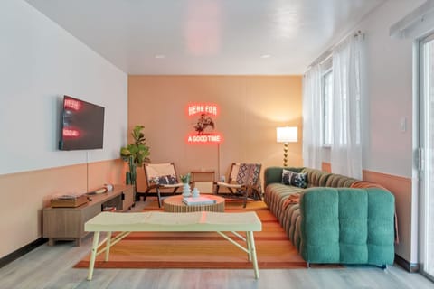 Living room with cozy ambience