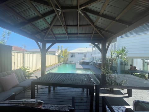 Indoor pool, outdoor pool