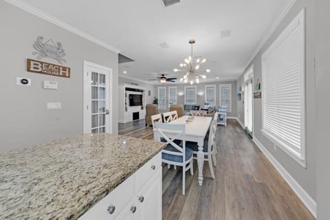 Dining area on first floor