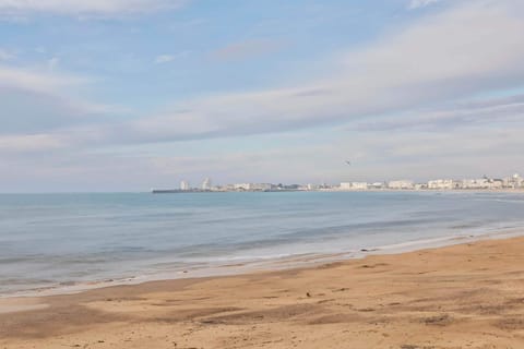 On the beach