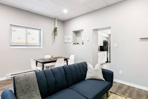 As you take a seat in the living room, the comfortable furniture and tasteful design make it easy to unwind.