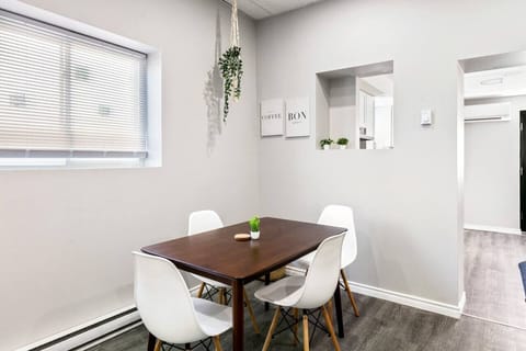 Our dining area is a place for you to relax and enjoy a meal with your family.