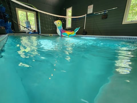 Indoor pool, a heated pool