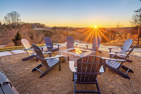 Look at that sunset. Imagine drink in hand relaxing with that view