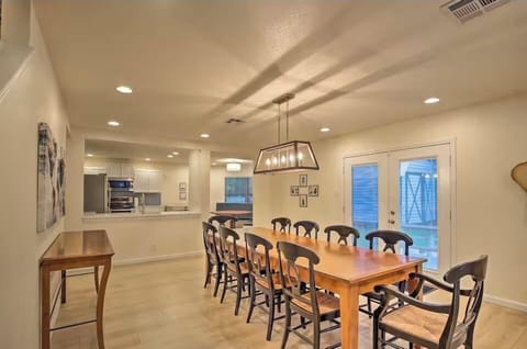 Large dining room with Patio access