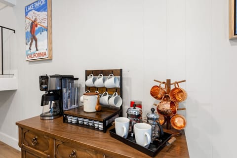 Excellent coffee bar with hot chocolate and tea too!