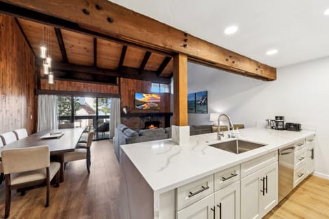 Serving up meals will be a delight in the open plan living area