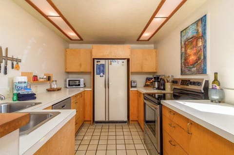 Meals will be made easy in the full kitchen