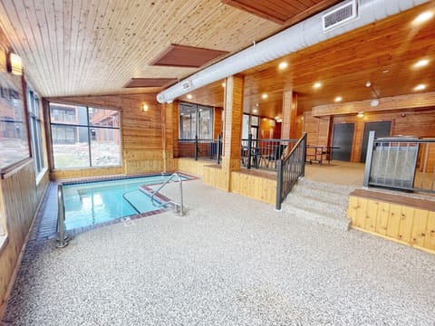 Indoor pool, a heated pool