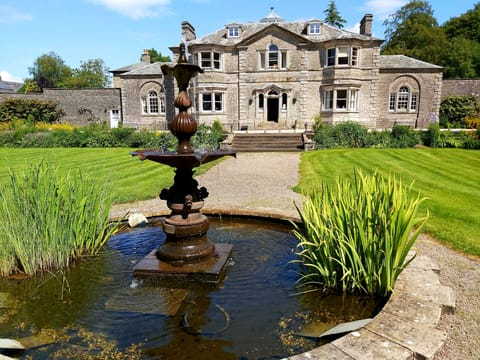 Fountain on the front lawns