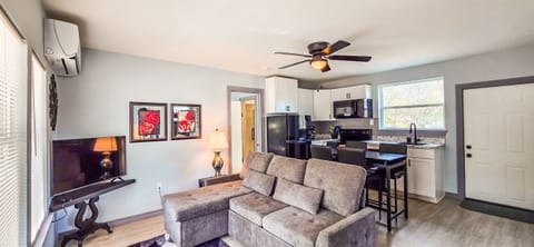 cozy living room/kitchen