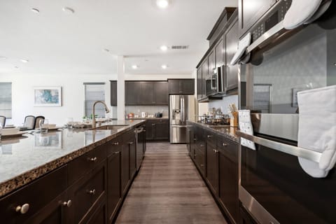 Our fully stocked kitchen has everything for culinary adventures.