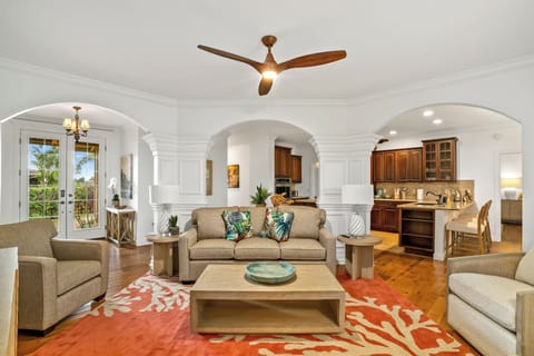 Beautiful curated home with touches of the island all through out.