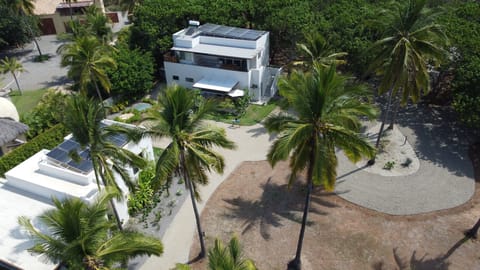 Aerial view of Casa Palma and Casa Mango