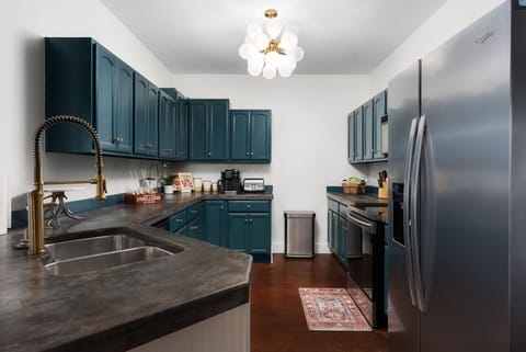 Modern cooking appliances and spacious countertops, the kitchen has it all!