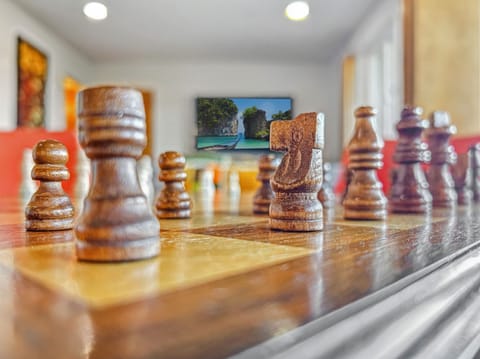 Dedicated space for games and catching up