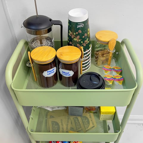 Coffee Bar in the kitchen