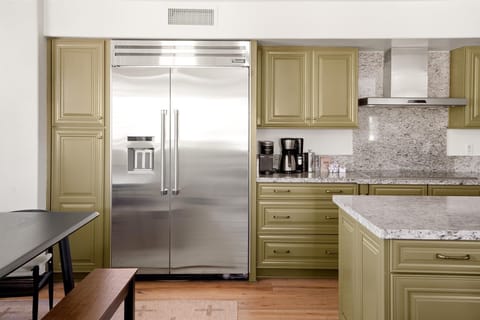 From high-end appliances to ample counter space, it's the perfect place to bring your gourmet dreams to life.
