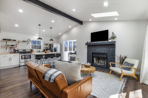 view of main level from front door