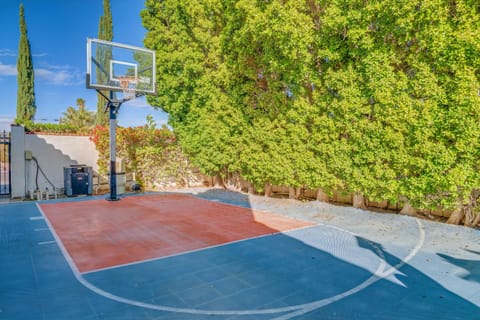 Private Half-Court Basketball Area