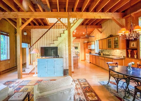 You won't miss a show or a game. We have two living and entertaining spaces.