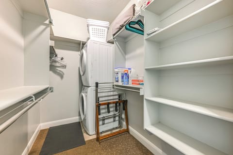 Walk-In Closet | Washer & Dryer | 1st Floor