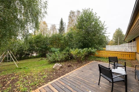 Big private back yard