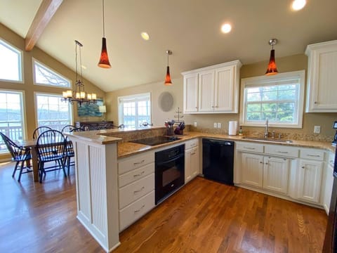 EAT: The fully furnished kitchen has everything you need to cook a great meal.