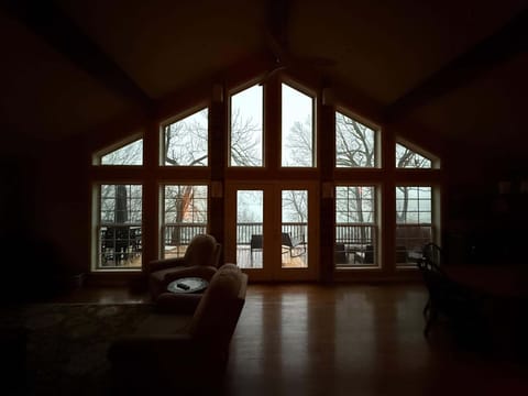 White Oak Lookout on a rainy day.