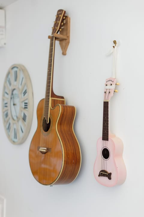 Instruments downstairs for your use