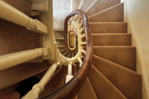 Staircase through the apartment
