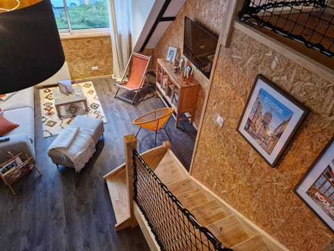 Living room view from the mezzanine