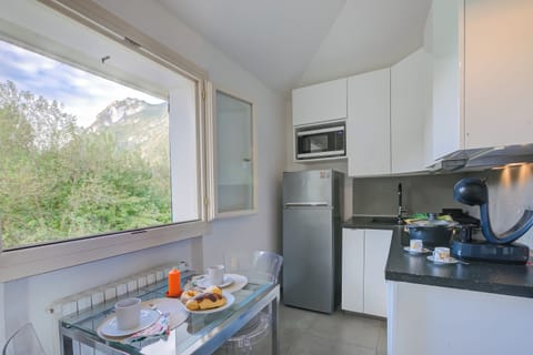 Kitchen and dining area