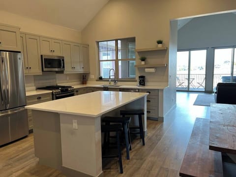 Fully stocked kitchen