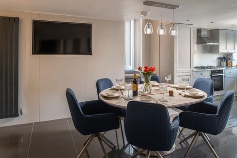 The dining space at The Annex at Runninghill, Peak District