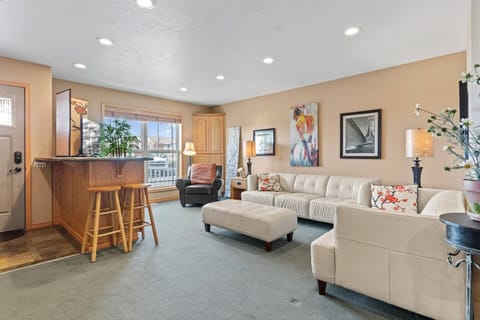 Smart tv in living room area