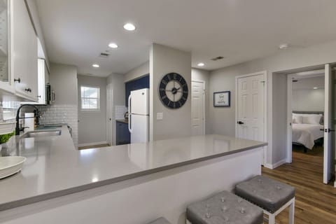 Updated Kitchen with beautiful countertops.
