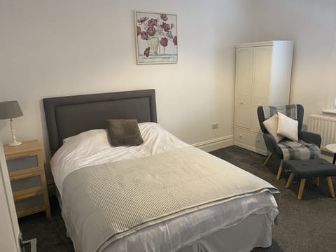 Bedroom and Seating Area