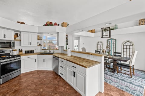 Kitchen - includes all items needed to create and serve meals